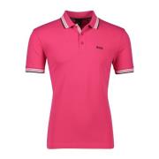 Roze Polo Shirt met Korte Mouwen Hugo Boss , Pink , Heren