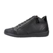 Stijlvolle Damessneakers Geox , Black , Dames