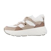 Stijlvolle Dames Sneakers Geox , White , Dames