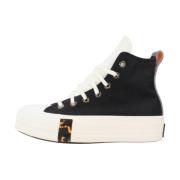 Hoge Sneakers Verhogen Je Stijl Converse , Black , Dames