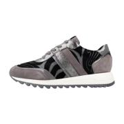 Stijlvolle Casual Sneakers voor Vrouwen Geox , Gray , Dames