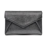 Glamoureuze Loveletter Mini Clutch Stuart Weitzman , Gray , Dames