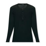 T-shirt met logo Tom Ford , Black , Heren