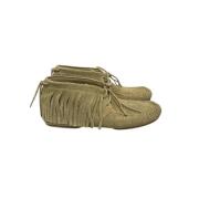 Pre-owned Suede boots Loewe Pre-owned , Beige , Dames