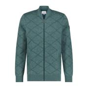 Groene Katoenen Vest State of Art , Green , Heren