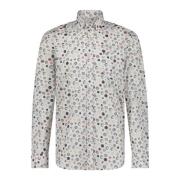 Casual wit overhemd met geometrische print State of Art , White , Here...