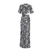 Maxi Jurk Amen , Black , Dames