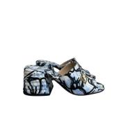 Pre-owned Canvas sandals Fendi Vintage , Blue , Dames