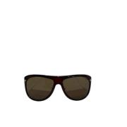 Pre-owned Plastic sunglasses Gucci Vintage , Brown , Dames