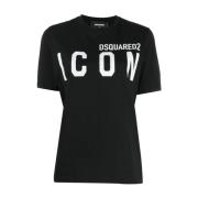 T-Shirts Dsquared2 , Black , Dames