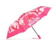 Paraplu met logo Moschino , Pink , Unisex