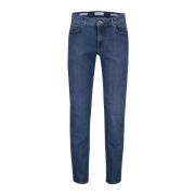 Donkerblauwe Denim Jeans Brax , Blue , Heren