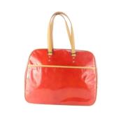 Pre-owned Leather louis-vuitton-bags Louis Vuitton Vintage , Red , Dam...