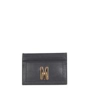 Portemonnee/kaarthouder Moschino , Black , Dames