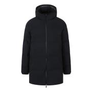 Gewatteerdeylon Parka Herno , Black , Heren