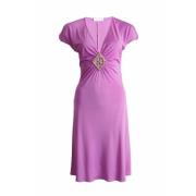 Pre-owned Silk dresses Emilio Pucci Pre-owned , Purple , Dames