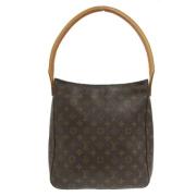 Tweedehands schoudertas Louis Vuitton Vintage , Brown , Dames