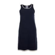 Pre-owned cashmere dress with pouch pocket Chanel Vintage , Blue , Dam...