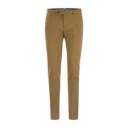 Cropped Trousers PT Torino , Brown , Heren