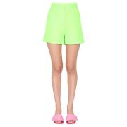 Casual shorts Msgm , Green , Dames