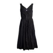 Tweedehands Dres Prada Vintage , Black , Dames