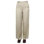 Wide Trousers Alysi , Beige , Dames