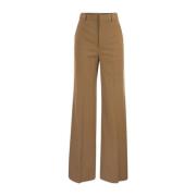 Wide Trousers RED Valentino , Brown , Dames