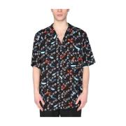 Shirt met korte mouwen Marcelo Burlon , Black , Heren