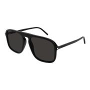 SL 590 001 Zonnebril Saint Laurent , Black , Unisex