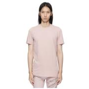 Korte mouw biologisch katoenen T-shirt Rick Owens , Pink , Dames