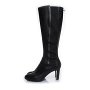 Pre-owned Leather boots Sergio Rossi Pre-owned , Black , Dames