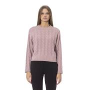 Trendy Roze Wol Trui Baldinini , Pink , Dames