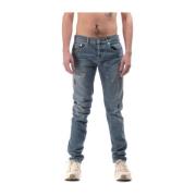 Slim-fit Jeans Les Hommes , Blue , Heren