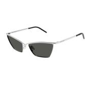 New Wave Large Sunglasses Saint Laurent , Gray , Dames