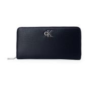 Minimal Monogram Ritsportemonnee Calvin Klein , Black , Dames