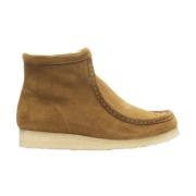 Originals Wallabee Hi Tan Wlined Winterlaarzen Clarks , Beige , Dames