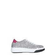 Glitter Sneakers met Rubberen Zool Dsquared2 , Gray , Dames