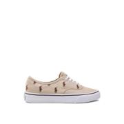 Pony Logo Skate Sneakers Ralph Lauren , Beige , Heren