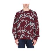Sweatshirt Dolce & Gabbana , Red , Heren