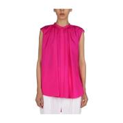 Zijden Blouse Alexander McQueen , Pink , Dames