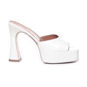 High Heel Sandals Giuliano Galiano , White , Dames