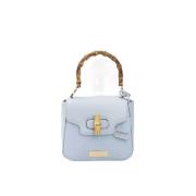 Lichtblauwe Polyurethaan Crossbody Schoudertas Baldinini , Blue , Dame...