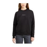 Moderne en Elegante Institutionele Sweatshirt Calvin Klein , Black , D...