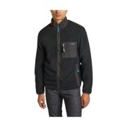 Synch Jack - Gerecycled Polyester Fleece Patagonia , Black , Heren