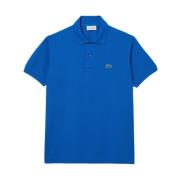 Klassieke Katoenen Polo Lacoste , Blue , Heren