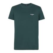 Flock T-shirt Balmain , Green , Heren
