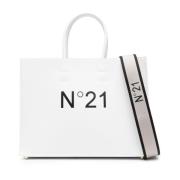 Horizontale Shopper - Accessoires N21 , White , Dames