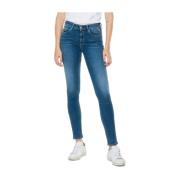 Donkerblauwe Skinny Fit Jeans Replay , Blue , Dames