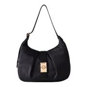 Cortina Small Stijlvolle Tas Borbonese , Black , Dames