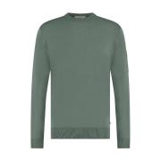 Round-neck Knitwear Born With Appetite , Green , Heren